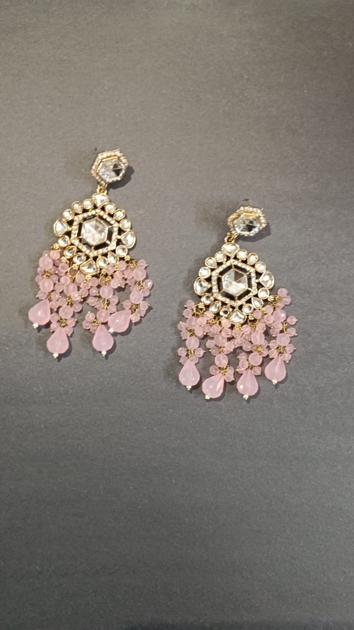 Blush Pink Devika Earrings