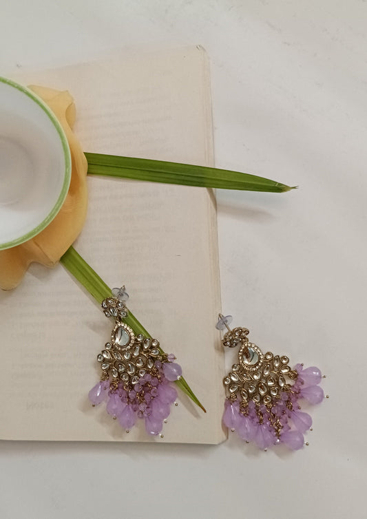 Lavender Preity Earrings