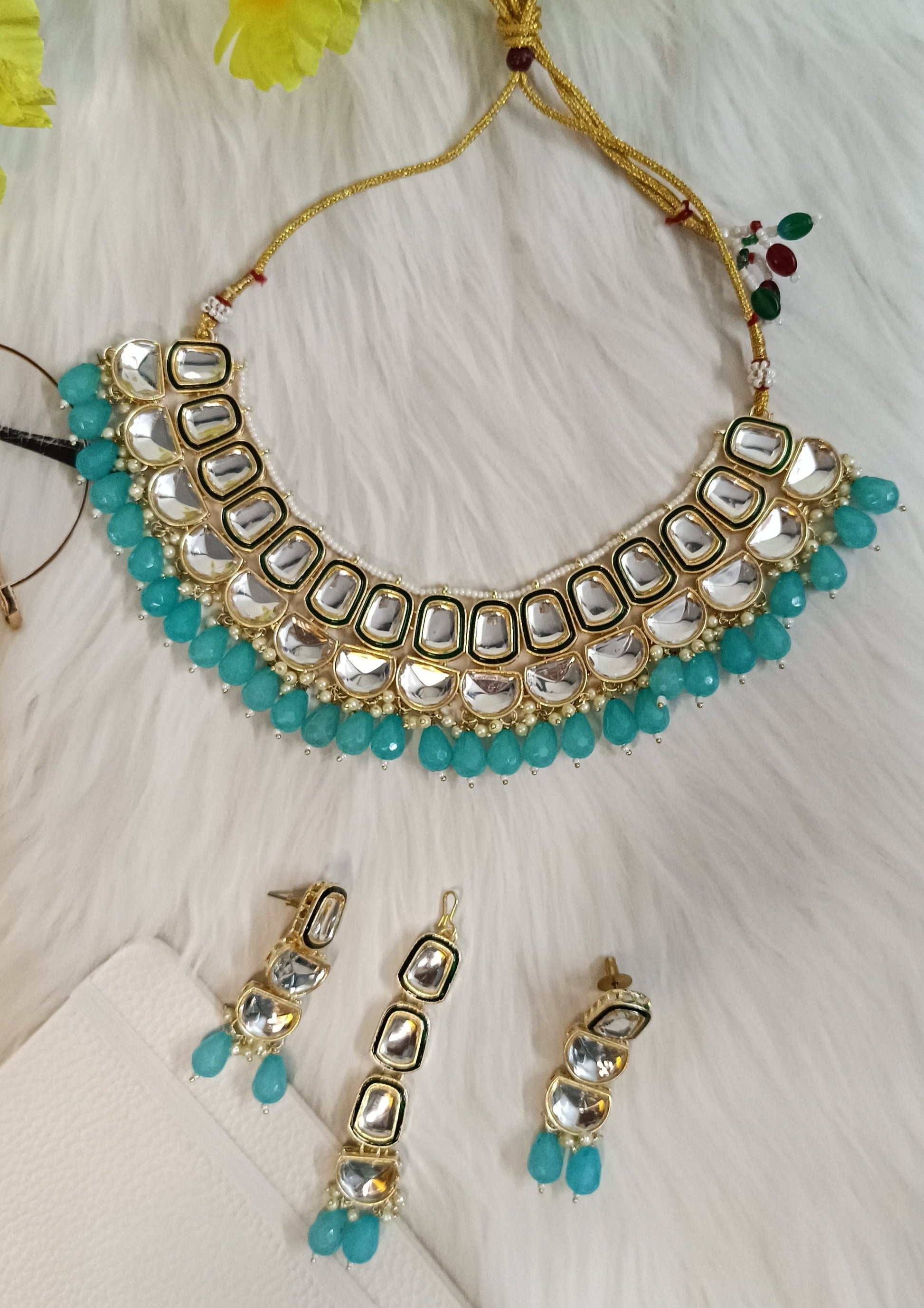 Turquoise necklace set