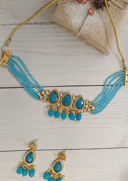 Turquoise Naira Necklace Set