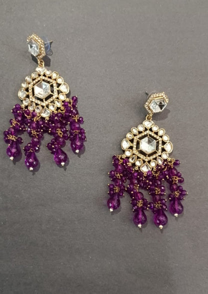 Purple Ruhani Earrings