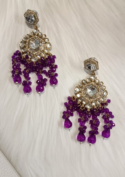 Purple Ruhani Earrings
